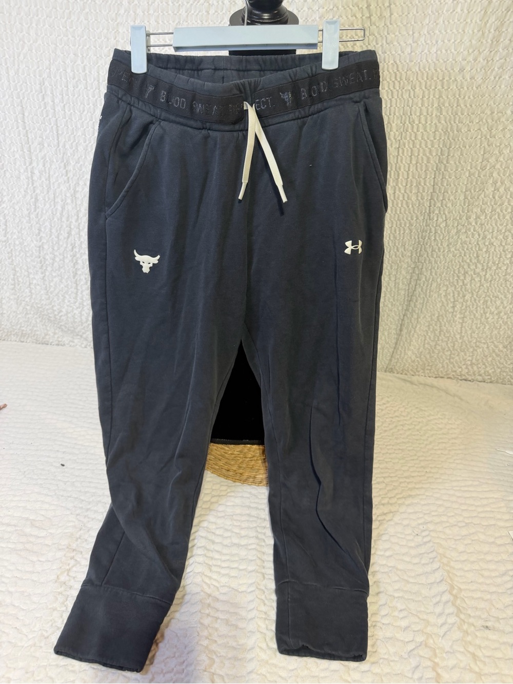 Under Armour Men’s Black Joggers with Project Rock Logo